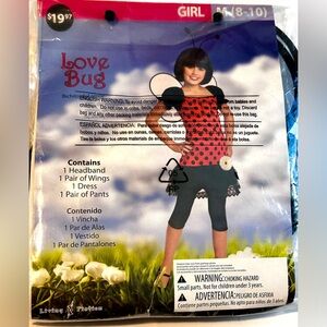 New Love Bug Girls Costume, Medium 8-10